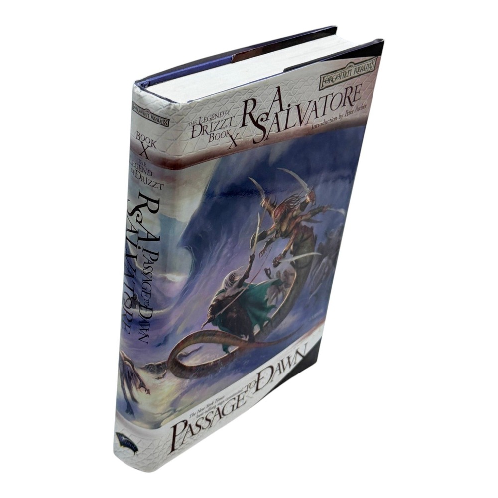 Forgotten Realms Passage to Dawn‎ RA Salvatore HC Book X 2007 WOC Rare Misprint